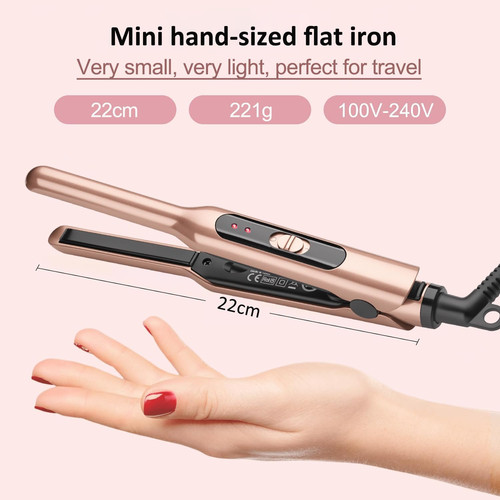Ceramic mini hair straightener - ceramic,