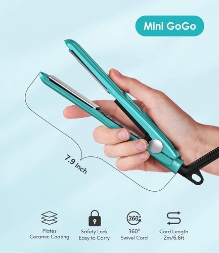 Mini hair straightener for - hair,