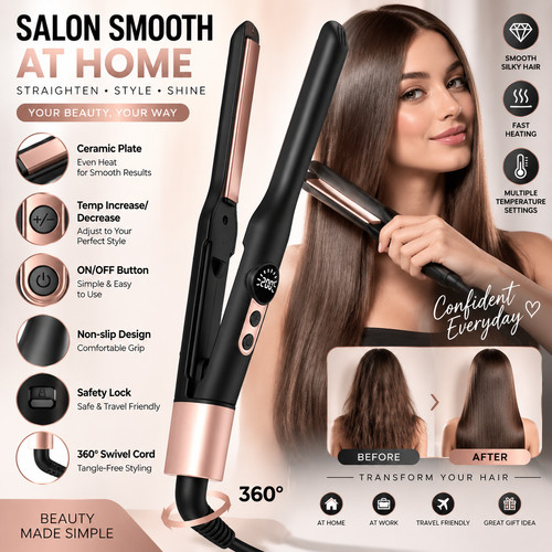 Mini hair straightener pencil - hair,